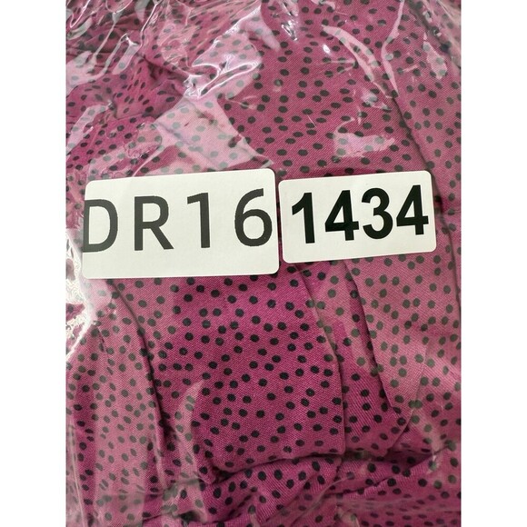 Zara Women Ruched Satin Effect Print Wrap Dress Fuchsia Pink Size M - Picture 8 of 8